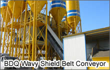 BDQ Wavy Shield Belt Conveyor